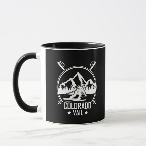 Vail Colorado Skier Mug