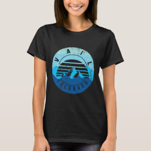 Vail Colorado Skiing Snowboarding Winter Ski Park  T-Shirt