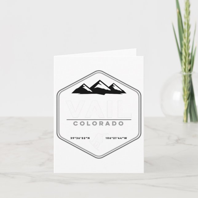 Vail Colorado Snowboard T  Card (Front)