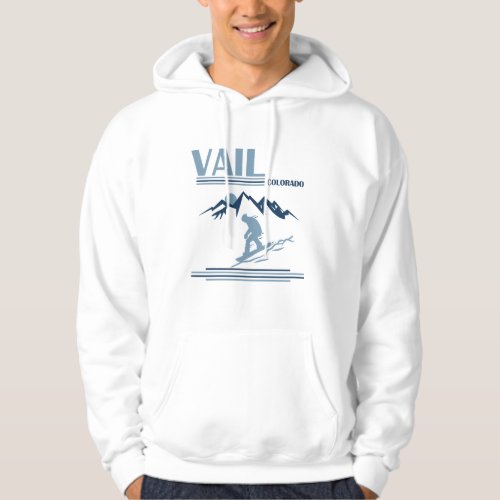 Vail Colorado snowboarder Hoodie