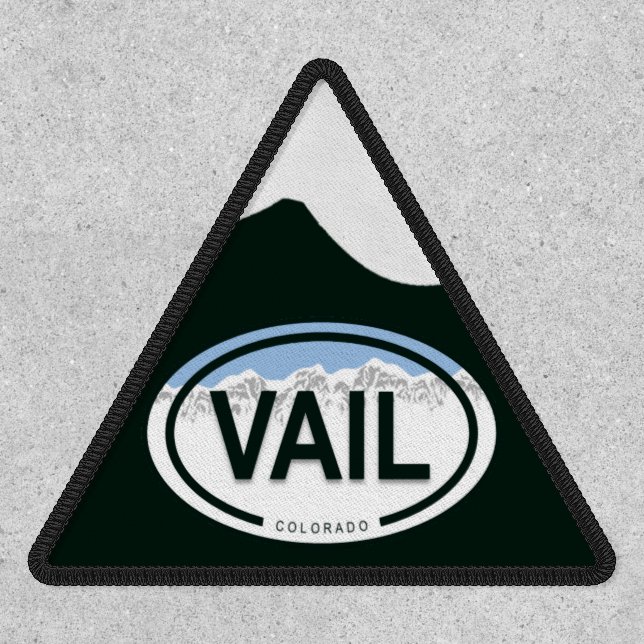 Vail Colorado Snowcapped Rocky Mountains Patch (Front)