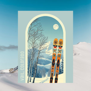Vail, Colorado usa ski resort vacation Postcard