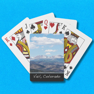 Vail Mountains Colorado Poker Cards