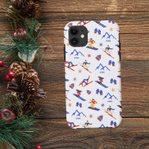 Vail Rockies Colorado Ski Snowboard Pattern