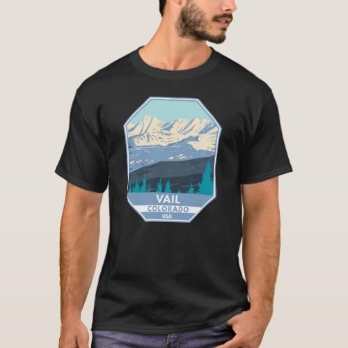 Vail Ski Area Winter Colorado T_Shirt
