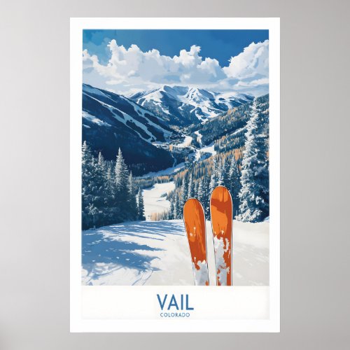 Vail Ski Print - Colorado 1