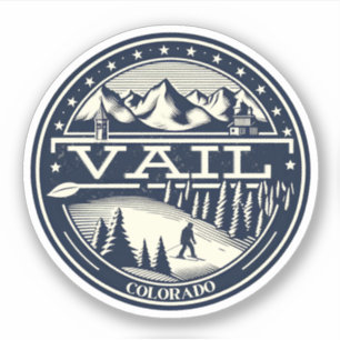 Vail Ski Resort: Colorado Skiing & Snowboarding Sticker