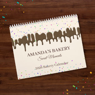 Vainilla Frosting Drip - 2026 Sweet Bakery Calendar