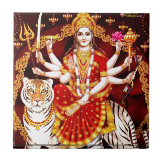 VAISHNO DEVI HINDU GODDESS CERAMIC TILE