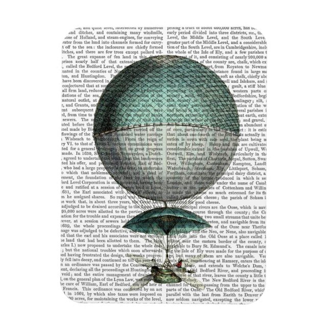 Vaisseau Volant Hot Air Balloon Magnet (Vertical)