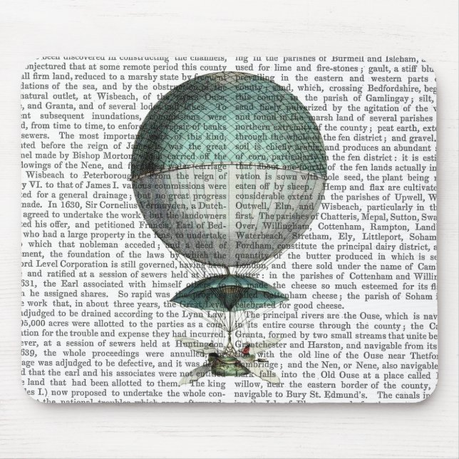 Vaisseau Volant Hot Air Balloon Mouse Pad (Front)