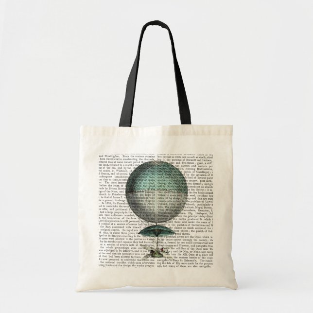 Vaisseau Volant Hot Air Balloon Tote Bag (Front)