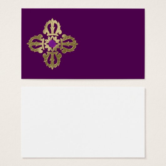 Vajra golden buddhist symbol (Front & Back)