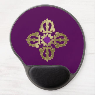 Vajra golden buddhist symbol gel mouse pad