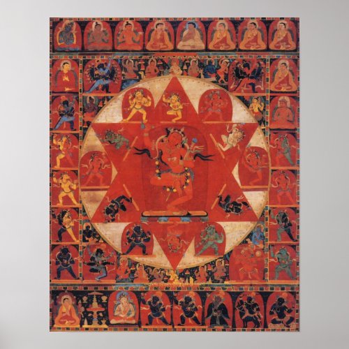 Vajravarahi Mandala Poster