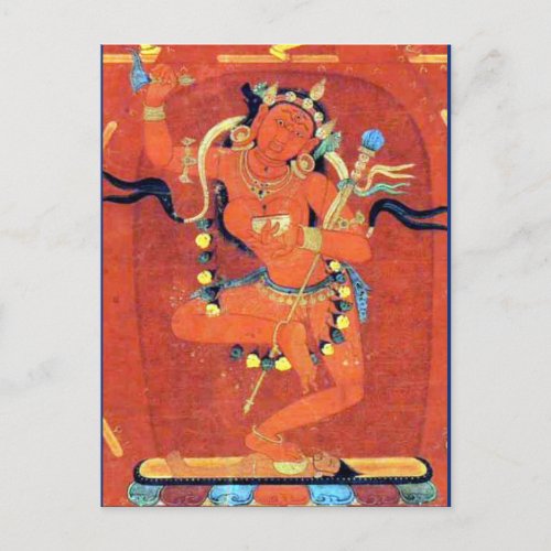 Vajravarahi Vajrayogini Tibetan Buddhist Deity Postcard