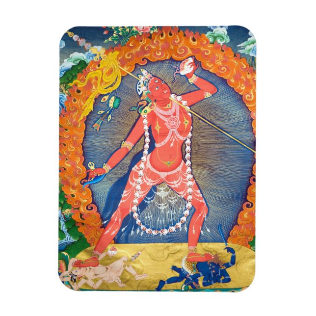Vajrayogini Tibetan Buddhist Deity Magnet (Vertical)
