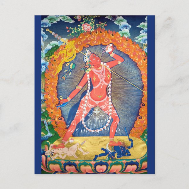 Vajrayogini Tibetan Buddhist Deity Postcard (Front)