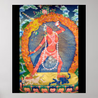 Vajrayogini Tibetan Buddhist Deity Poster