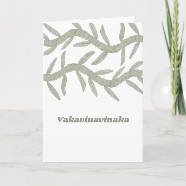 Vakavinavinaka Thank You Card (Front)