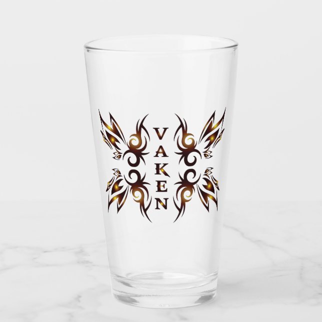 Vaken Drinkware Glass (Front)