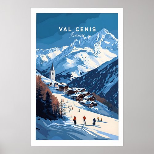 Val Cenis Ski Print 1