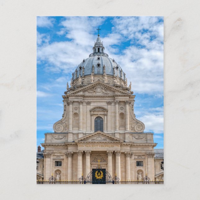 Val-de-Grace Church and Army Hospital in Paris Postcard (Front)