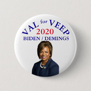 Val Demings for Vice President 2020 Button