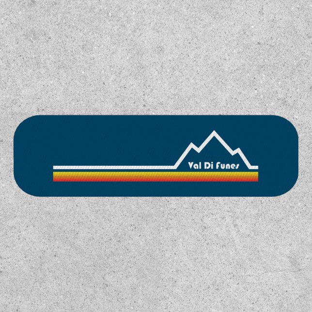Val Di Funes Italy Patch (Front)