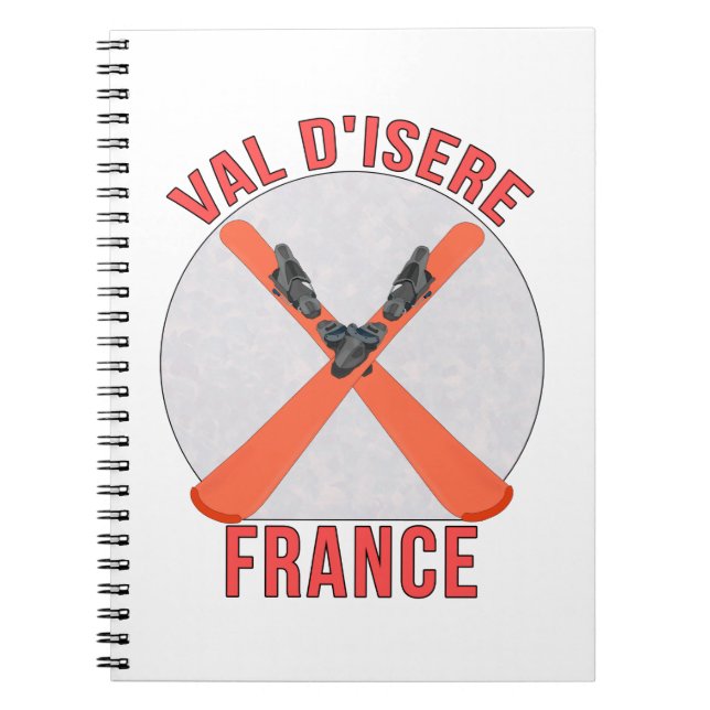 Val d'Isere, France Notebook (Front)