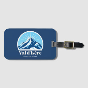 Val d'Isère France Savoie ski vacation Luggage Tag