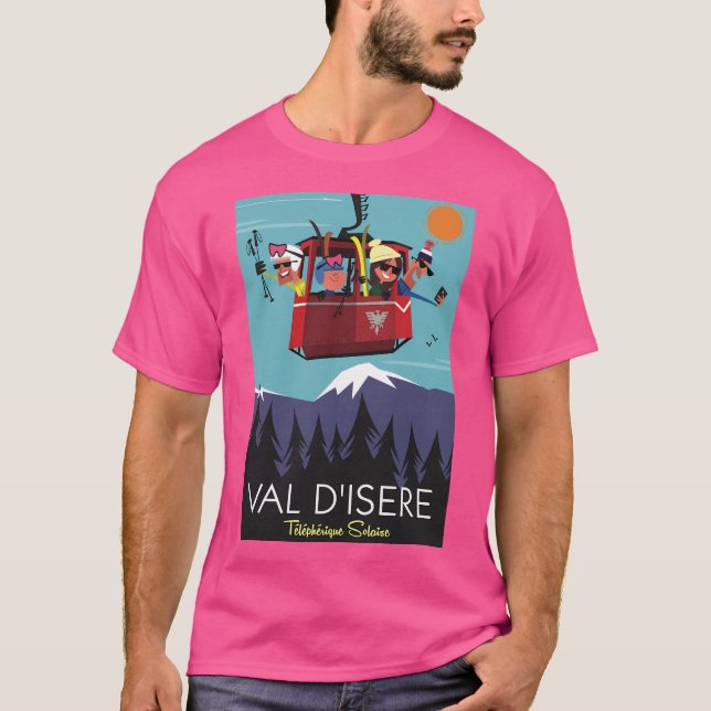 Val D'Isere Poster T-Shirt (Front)
