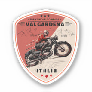 val gardena italian Motorcycle tour Sticker