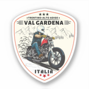  val gardena italian Motorcycle tour Sticker