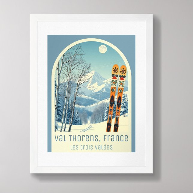 Val Thorens France Les trois Vallées ski Poster (Creator Uploaded)