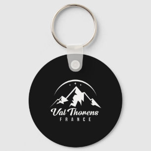 Val Thorens France Ski Resort Skiing Snowboarding Keychain