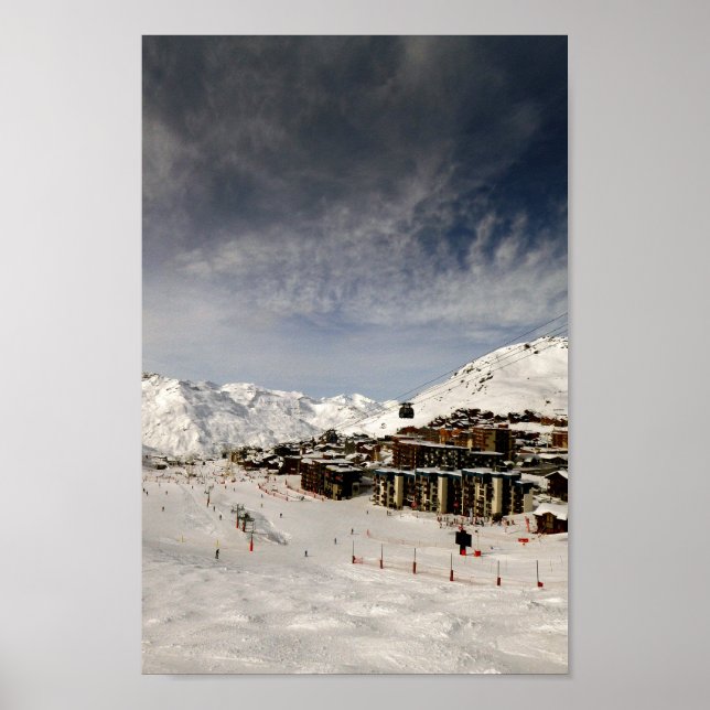 Val Thorens Three Valleys French Alps France Poster (Front)