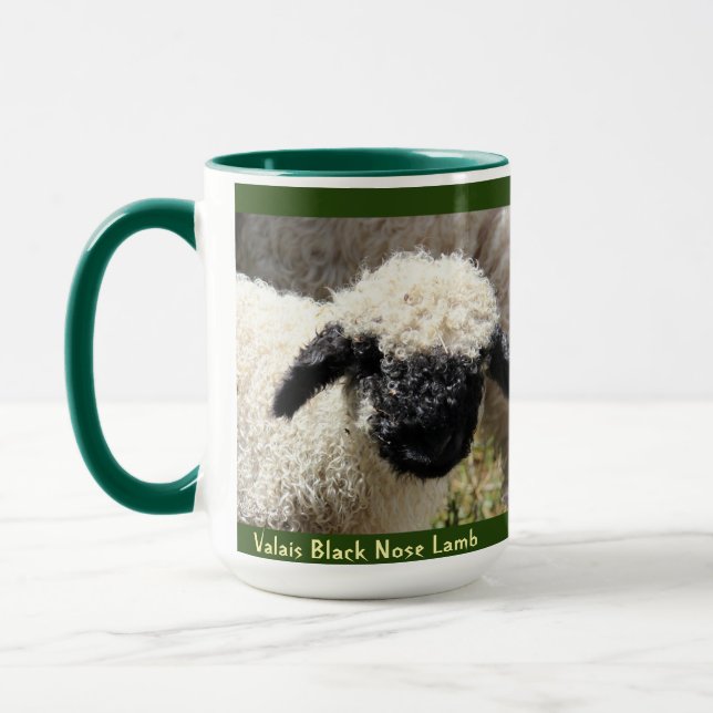 Valais Black Nose lamb Mug (Left)