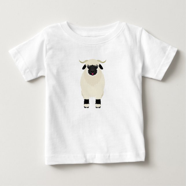 Valais Black Nose Sheep Baby T-Shirt (Front)