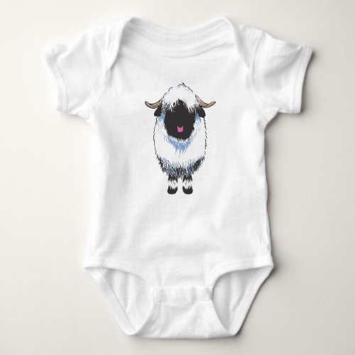 VALAIS Black Nose Sheep Babysuit Baby Bodysuit
