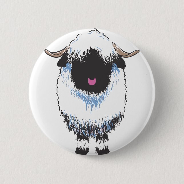 VALAIS Black Nose Sheep Button (Front)