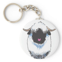 VALAIS Black Nose Sheep Keychain