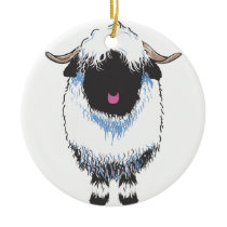 Valais Black Nose Sheep Ornament
