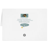 Valais blacknose sheep cards (Back Horizontal)