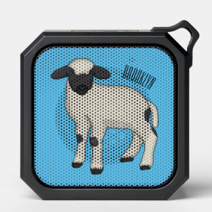 Valais Blacknose sheep cartoon illustration Bluetooth Speaker