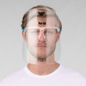 Valais Blacknose sheep cartoon illustration Face Shield (Insitu)