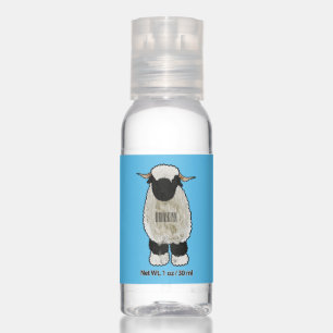 Valais Blacknose sheep cartoon illustration Hand Sanitizer