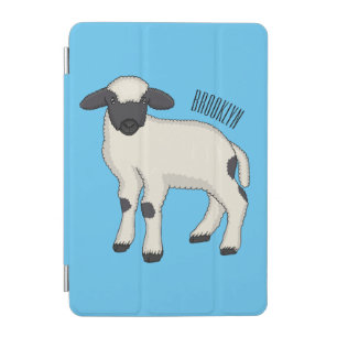 Valais Blacknose sheep cartoon illustration iPad Mini Cover