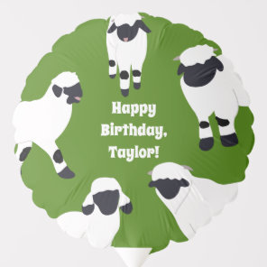 Valais Blacknose Sheep Farm Themed Party Balloon