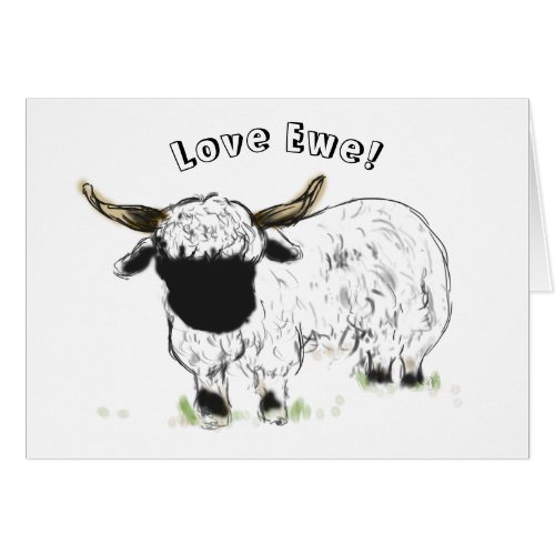 Valais blacknose sheep _ Love Ewe